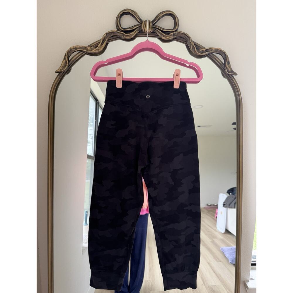 Lululemon Align Cropped Jogger 23" Heritage 365 Camo Deep Coal Multi Size 6